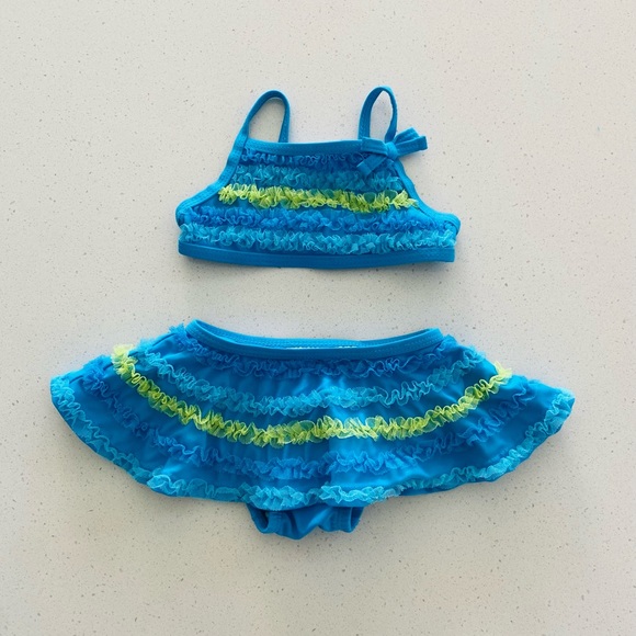 Koala Kids Ruffle Bikini Size 6-9 Months - Picture 2 of 12